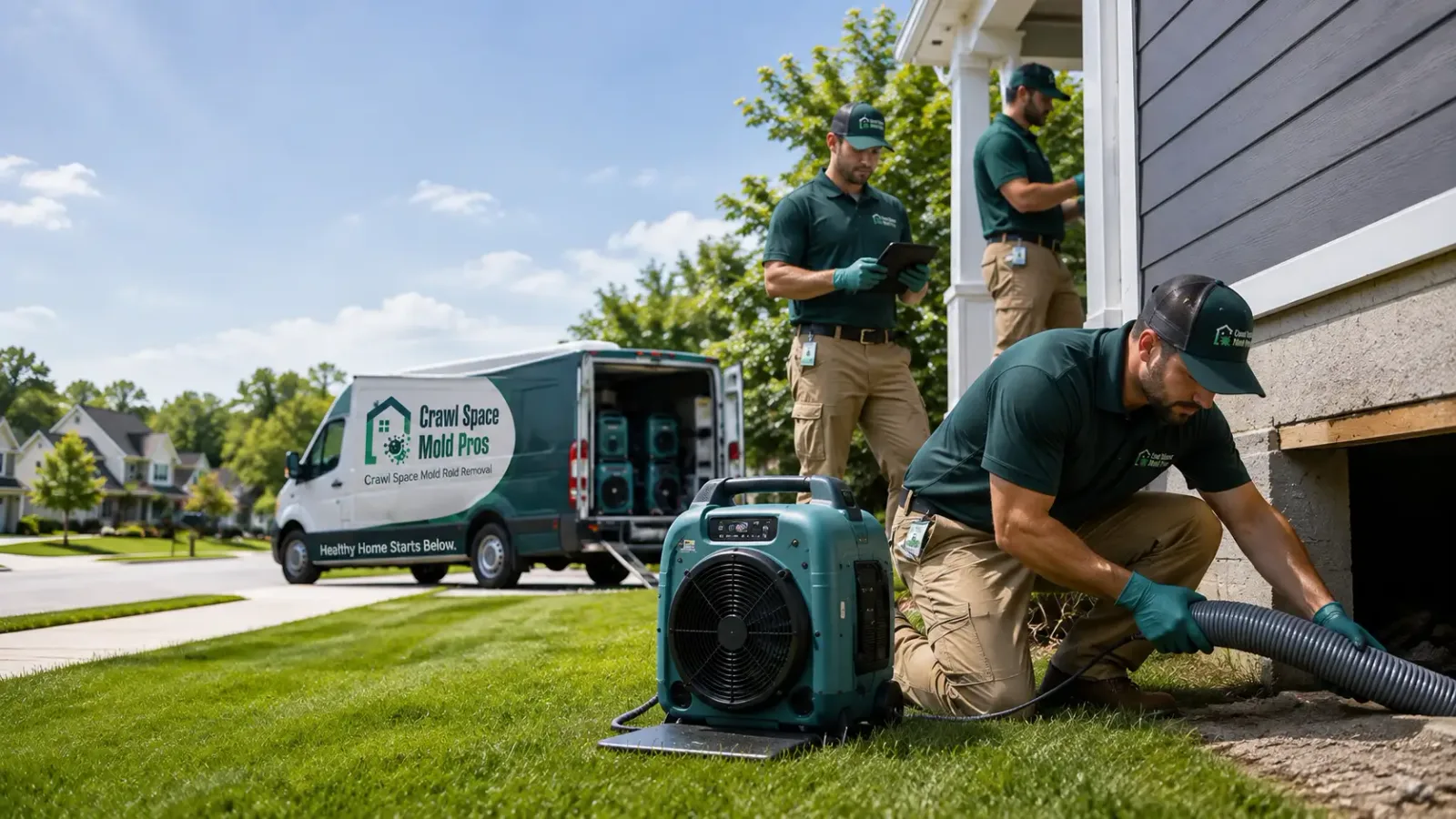 Crawl Space Mold Removal in Cushing, WI